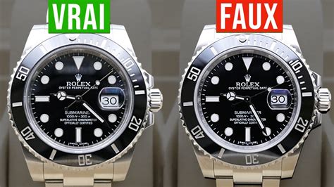 rolex vrai ou faux